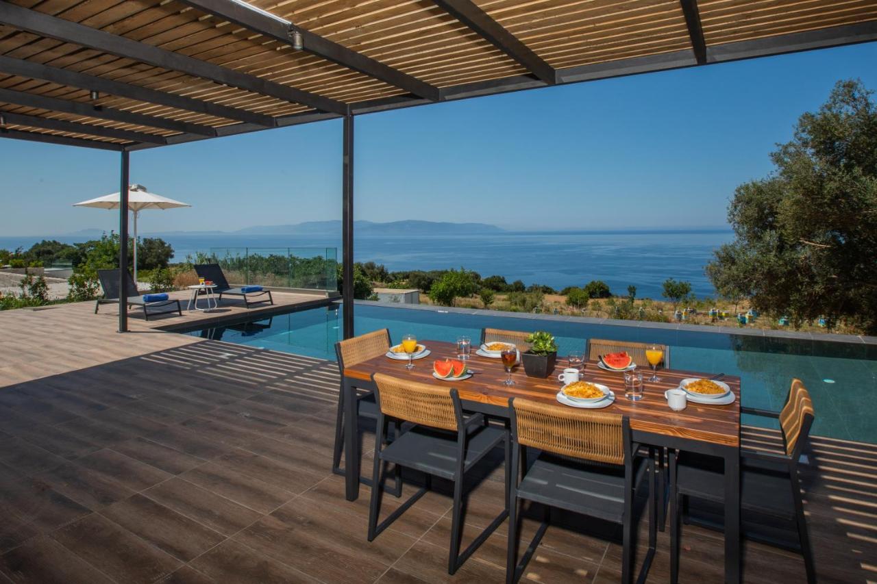 Brand New Villa Lefka With Private Pool At Platies Plateies Exterior foto
