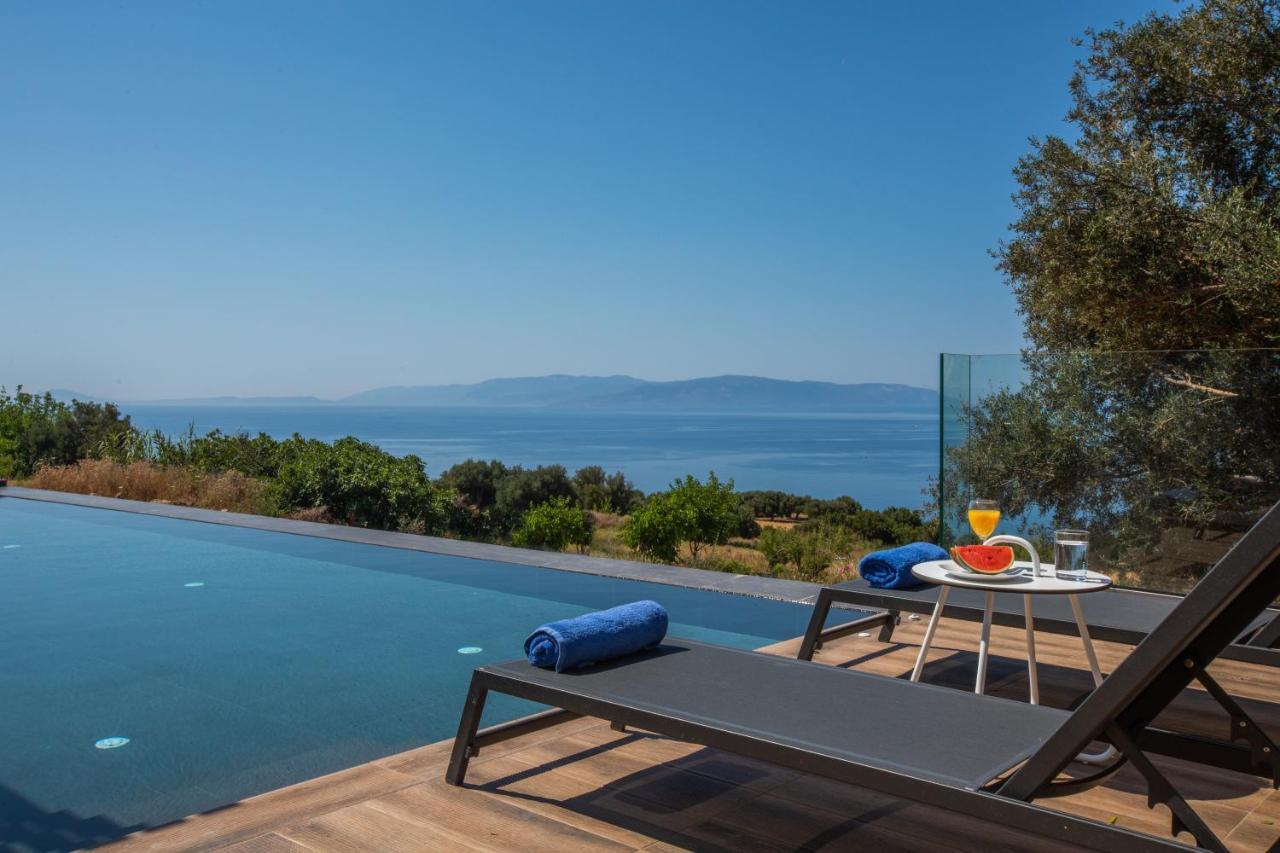 Brand New Villa Lefka With Private Pool At Platies Plateies Exterior foto
